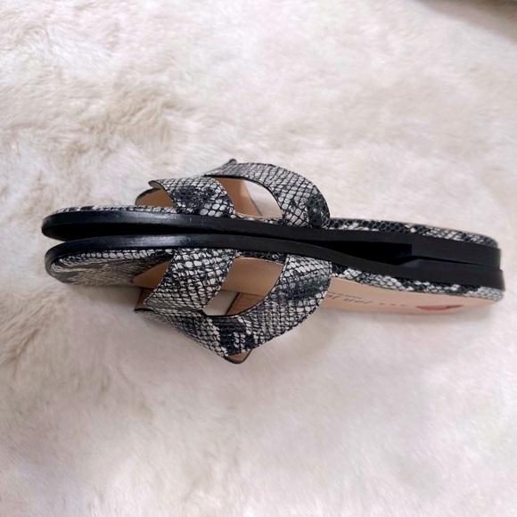 Jon Josef | Sandals | H Style | B&W Snake Print | 8